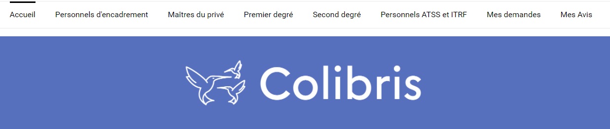 Accueil du portail des démarches académiques Colibris