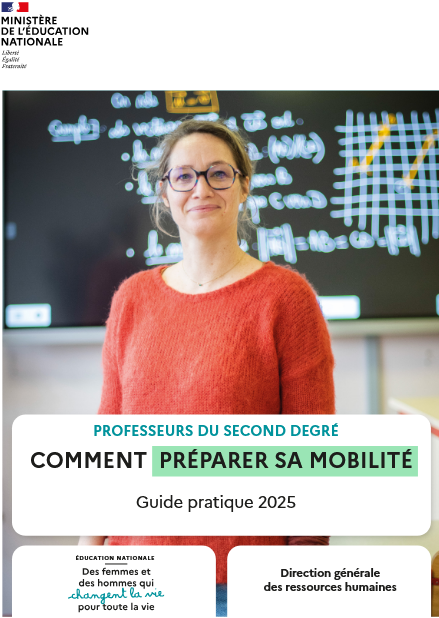 Guide pratique 2025 mobilité des enseignants du 2nd degré 